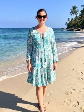 blue island beach dress Beach Riot Isadora Maxi Dress in Blue main image 0